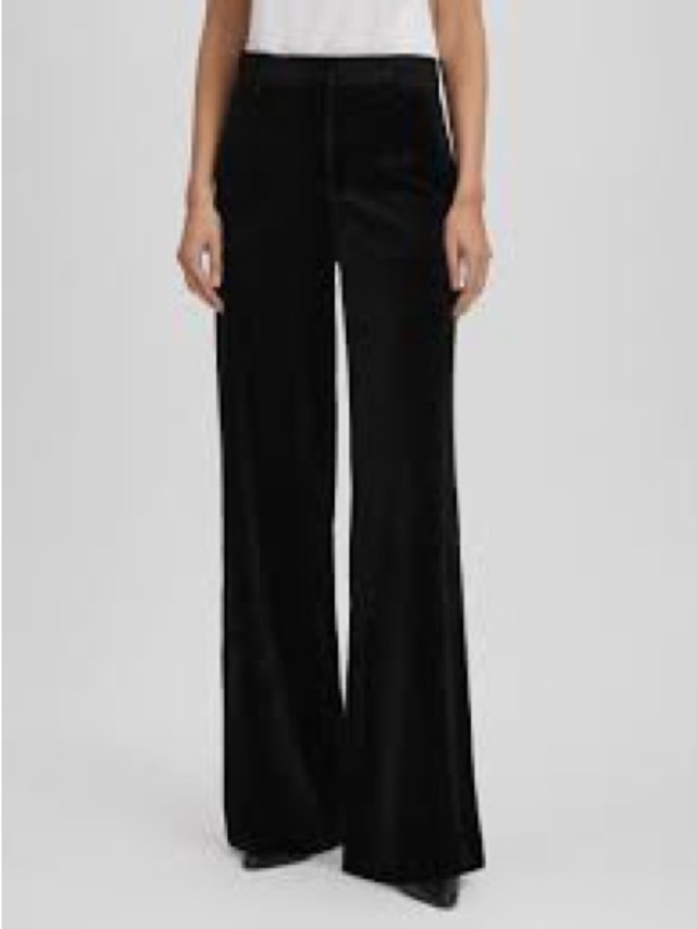 Good American Women's Black Wide Leg Pants Like New